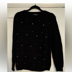 Black sweater Size S/M with removable neck muffler